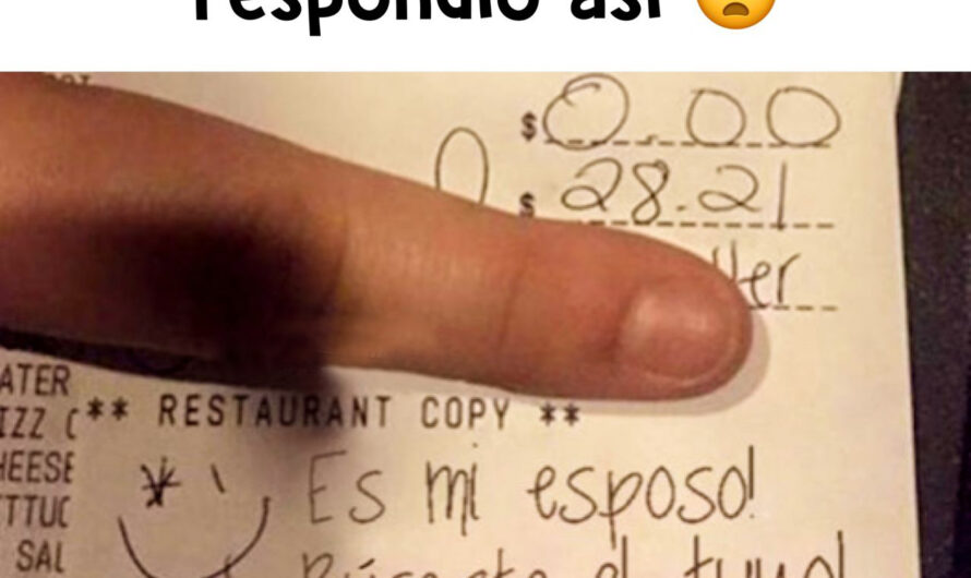 Esta es la respuesta que una camarera le da al insulta que le hace una celosa mujer.