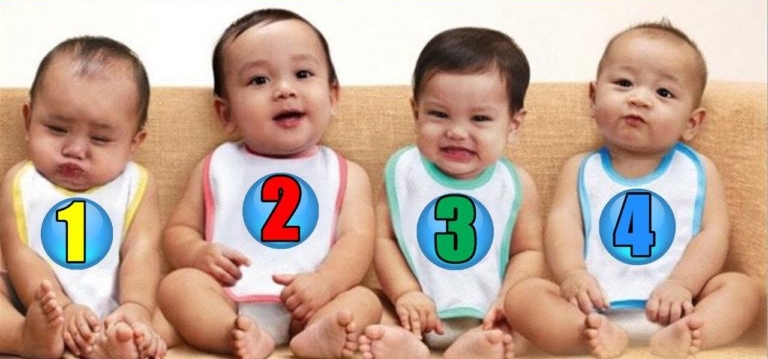 ¿Podrás encontrar a la niña entre estos 4 bebes?